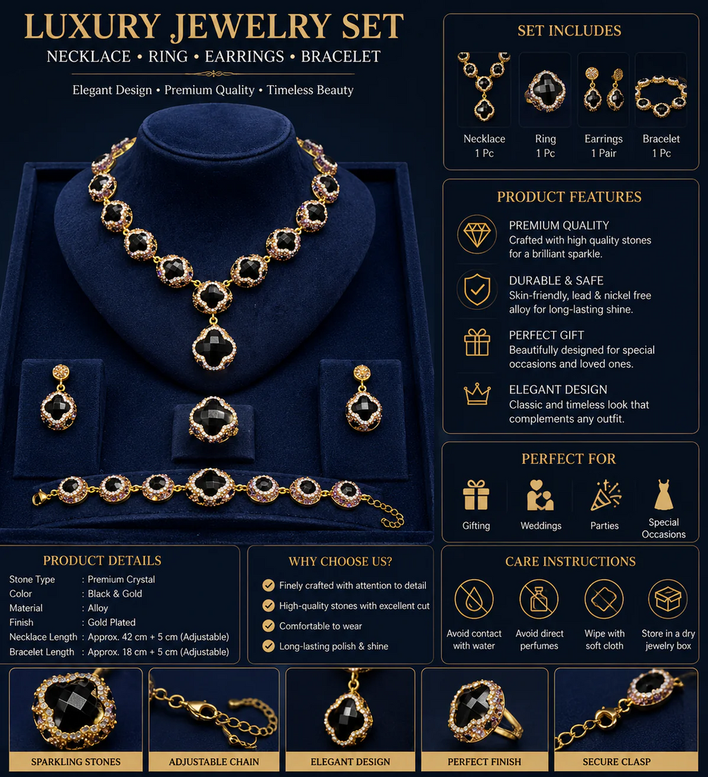 Luxury Vintage Jewelry Set