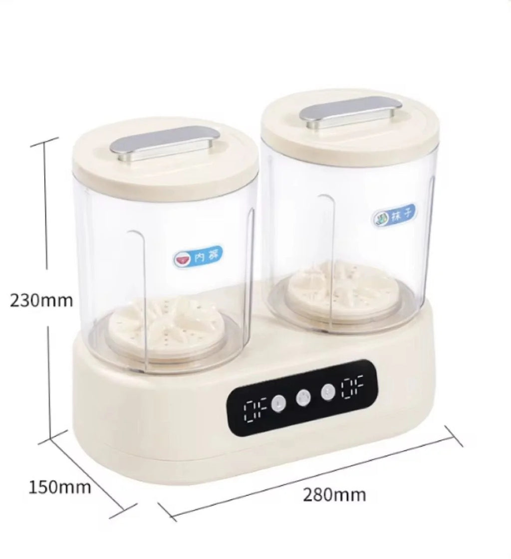Double-Bucket Mini Washing Machine Ⓢ