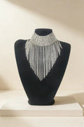Crystal Fringe Choker For Women