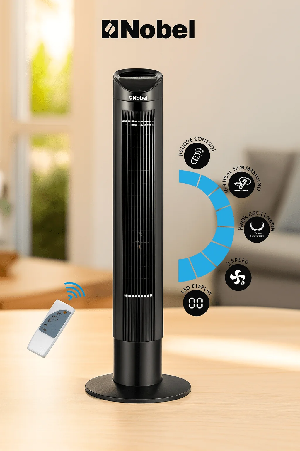 Nobel - Tower Fan © Ⓢ